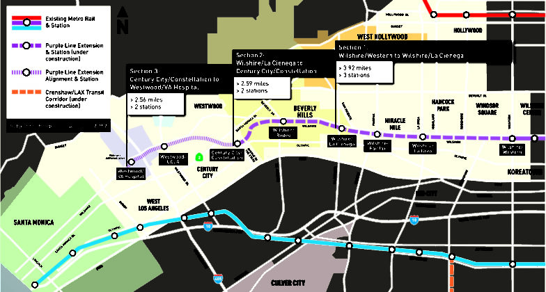 Metro Purple Line Subway Extension Underway Canyon News